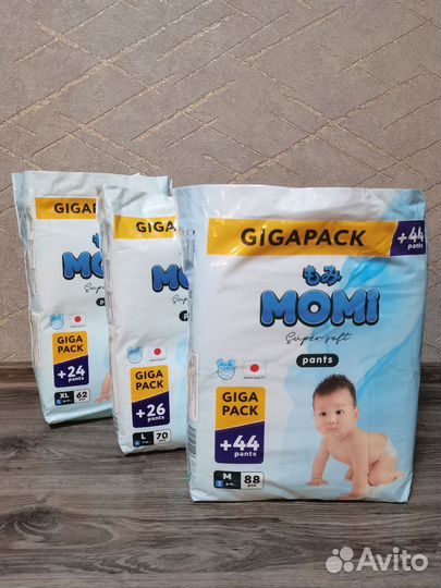 Трусики-подгузники Momi L super soft