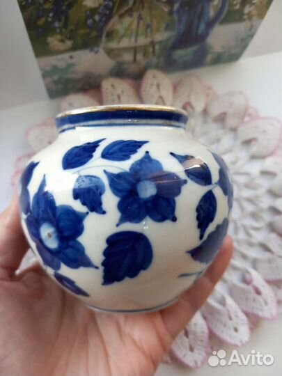 Вазочка СССР старая Гжель