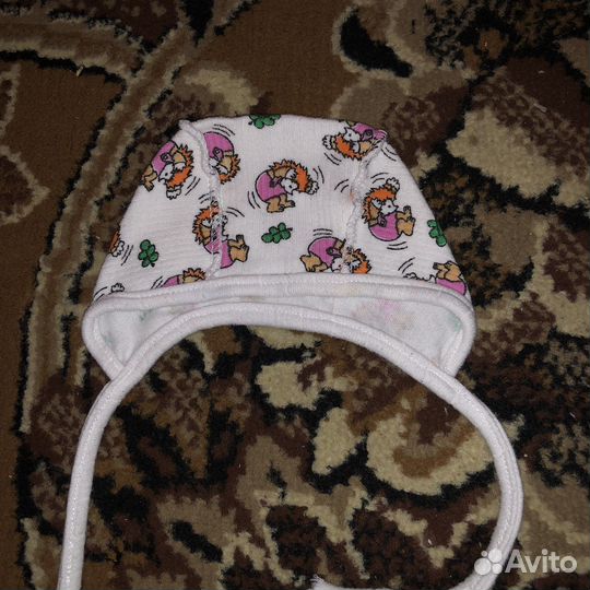 Чепчик для новорожденного