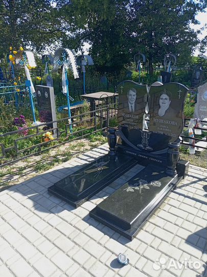 Установка памятников, благоустройство могил