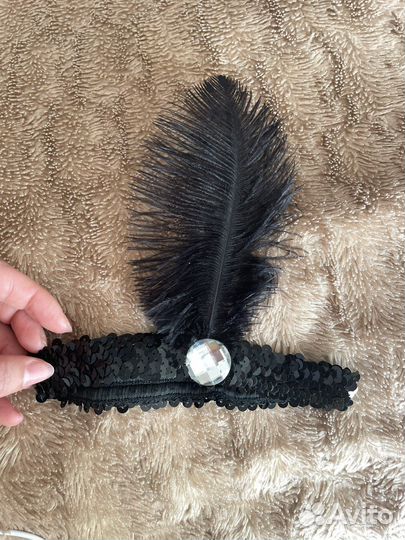 Повязка на голову в стиле гэтсби