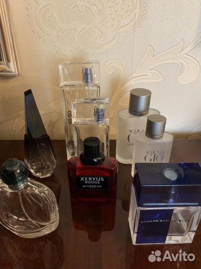 Пустые флаконы от парфюма