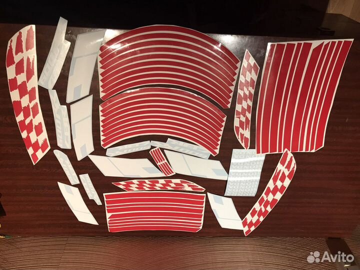 Набор наклеек на диски мотоцикла