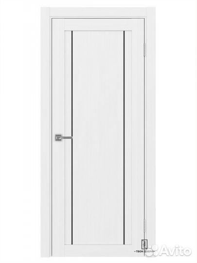 Дверь межкомнатная апп 522.111 (черные молдинги)