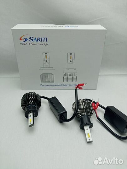 Светодиодные лампы в фары Сарити F5 H3