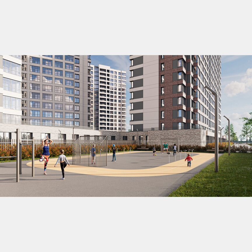 2-к. квартира, 54 м², 10/18 эт.