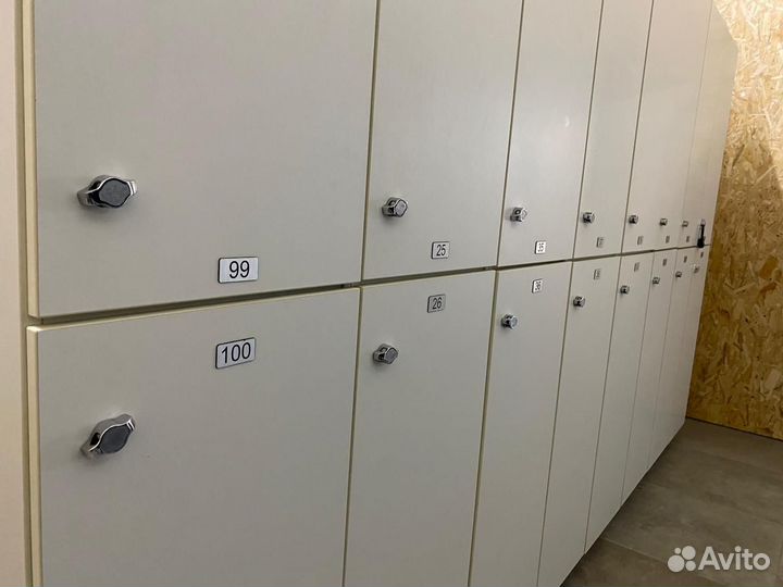 Шкафчики для раздевалки бу фитнес