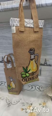 Мешочки из мешковины с вышивкой.на льняной подкла