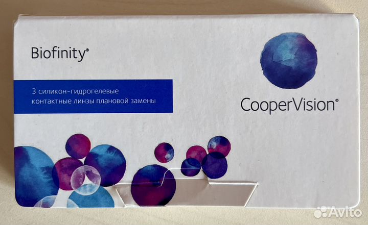 Контактные линзы Biofinity