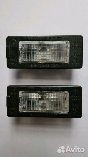 Фонари подсветки заднего номерного знака Фольксваг