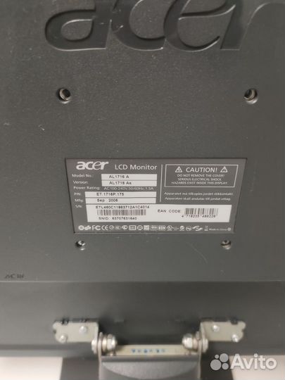 Монитор Acer Al1716a