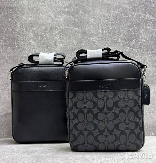 Сумка мужская кожаная coach