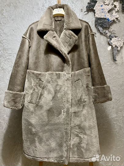 Дубленка женская ASOS оверсайз