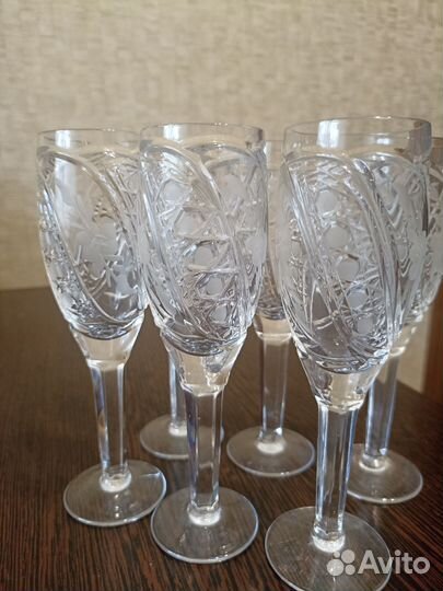 Фужеры хрустальные СССР, в доставке