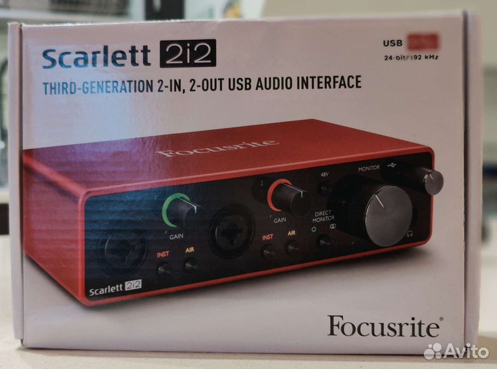 Focusrite Scarlett 2i2 3d generation
