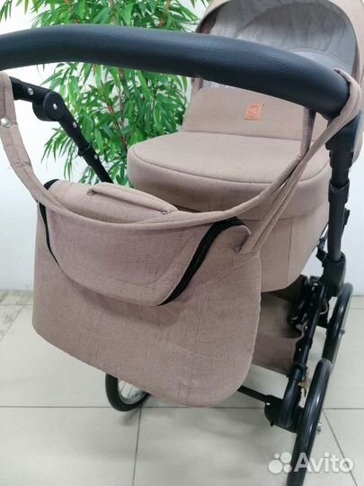 Новая коляска-классика 2в1 Cool Baby (бежевый)