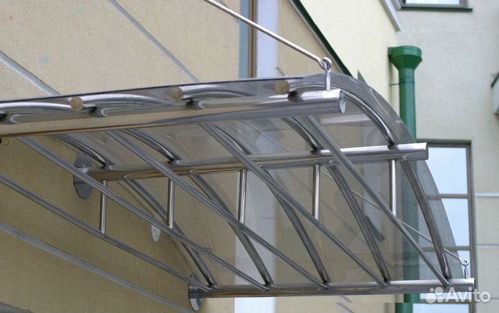 Навес из стекла