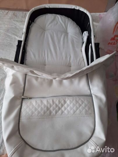 Коляска 2 в 1 эко кожа