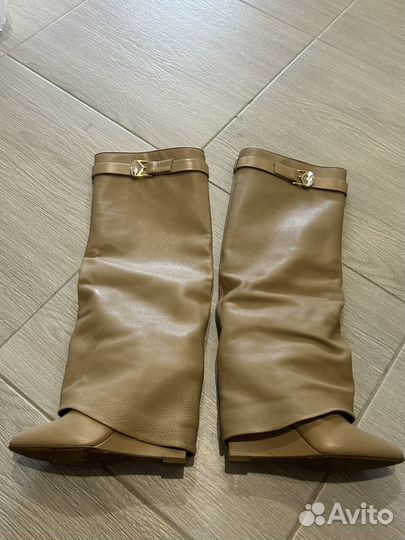 Ботфорты натуральная кожа