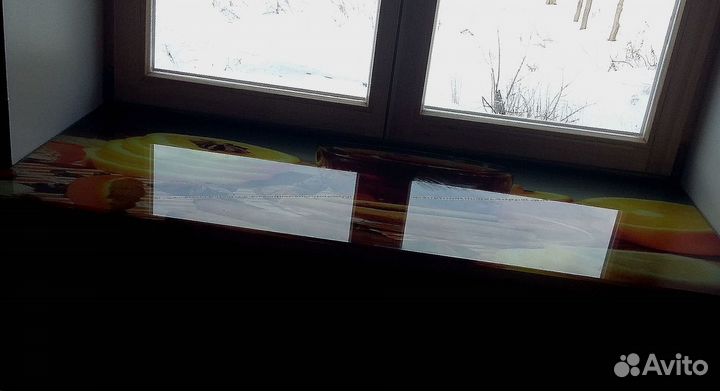 Фотопечать на стекле цветника для кладбища