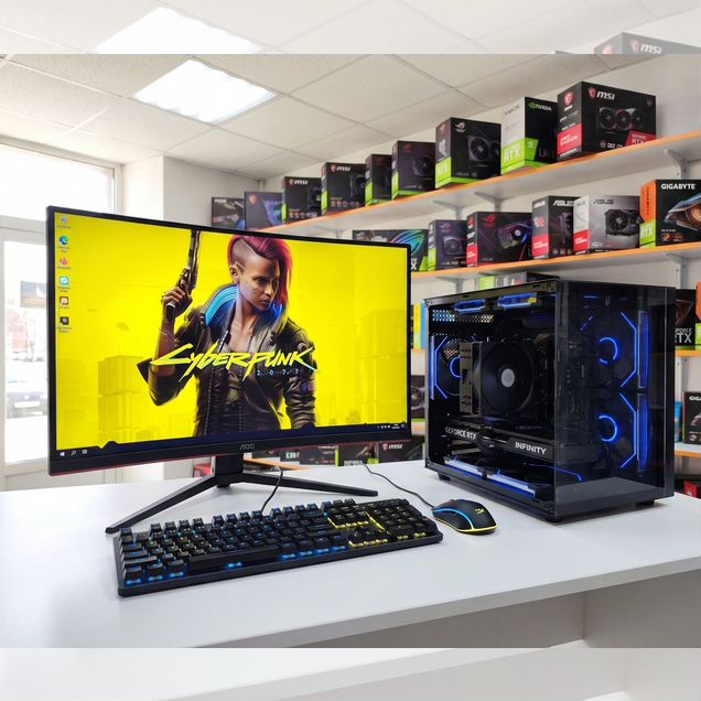 Игровой Пк Ryzen 5 5600X и RTX 5060