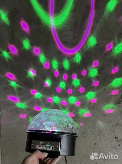 Светодиодный диско шар - светомузыка