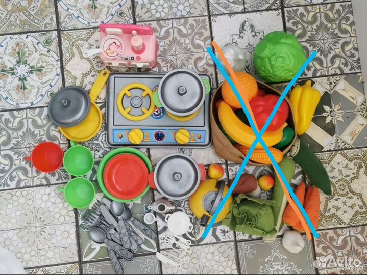 Набор кухня (посуда) и бытовой уголок