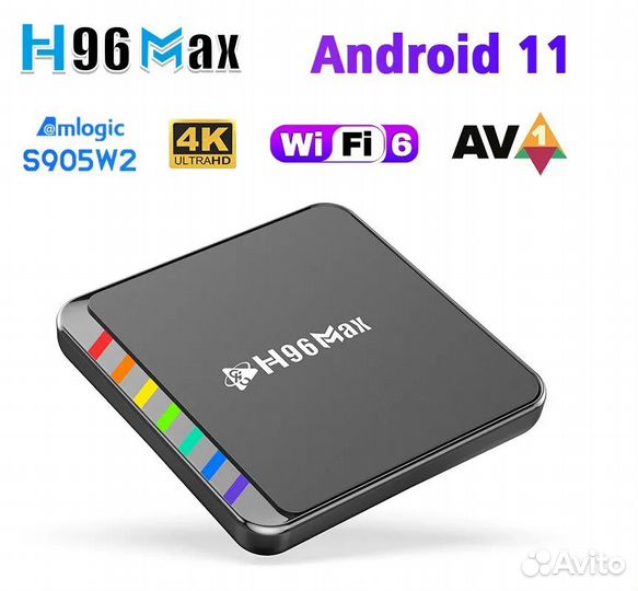 Тв приставка на Андроиде H96Max W2
