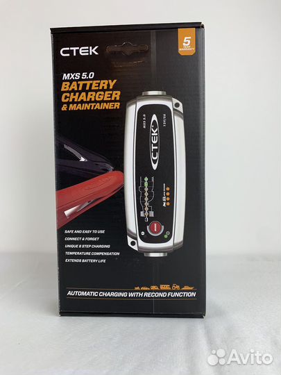 Оригинальное зарядное устройство Ctek MXS 5.0