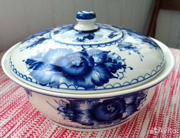 Супница Гжель