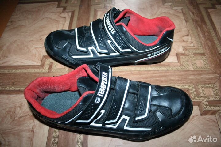 Велотуфли Tempesta 43-44 + шипы Shimano