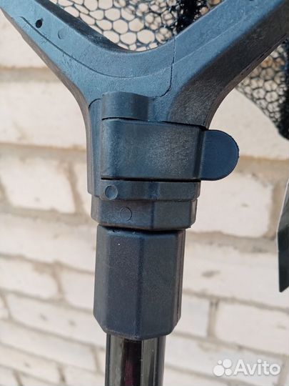 Подсачник телескопический прорезиненный