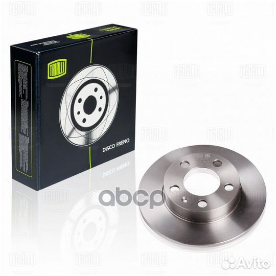 Диск тормозной зад DF180110 Trialli