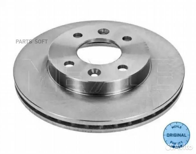 Meyle 16155210037 Диск тормозной renault clio/mega