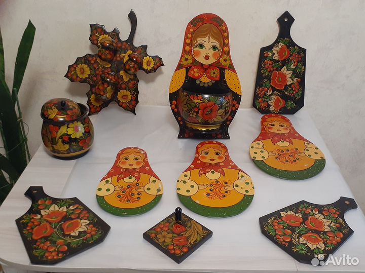 Посуда СССР хохлома