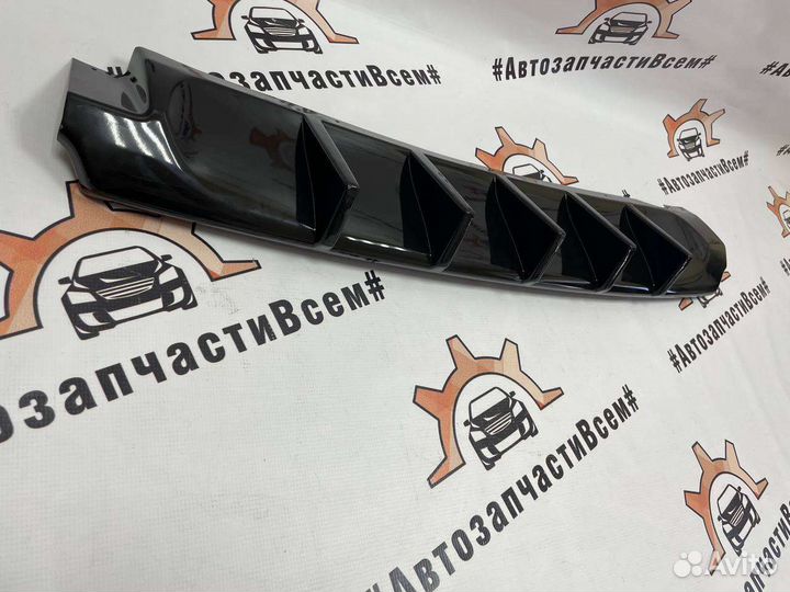 Диффузор заднего бампера Приора Хечбек