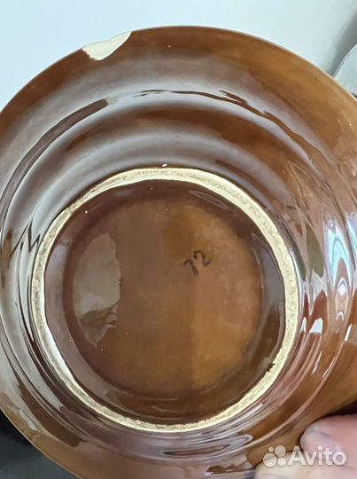 Тарелка Конаково «Подсолнухи» СССР