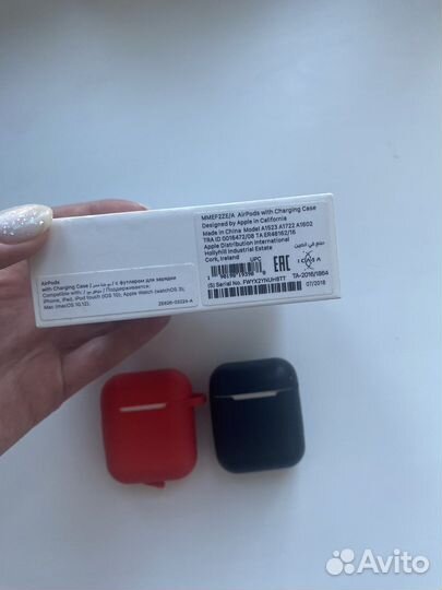 Беспроводные наушники airpods 2 пары