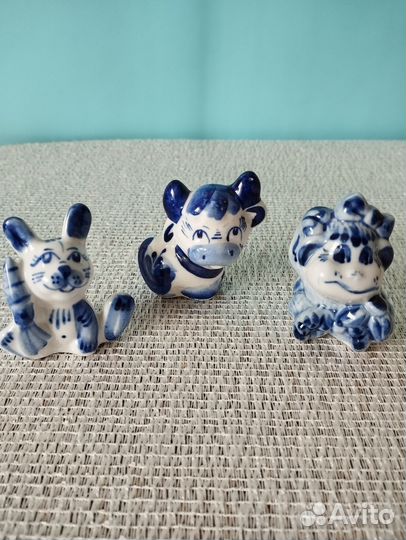 Фигурки Гжель