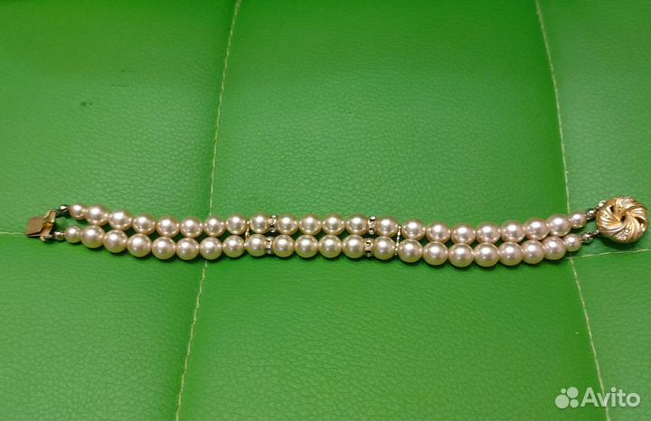 Винтаж бусы чешские цветочки