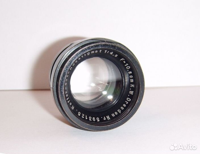 Объективы Reflex-Box-Anastigmat 105mm Tessar 50mm