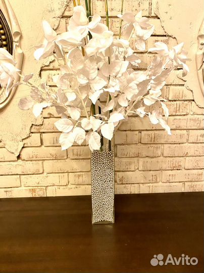 Ваза напольная с цветами