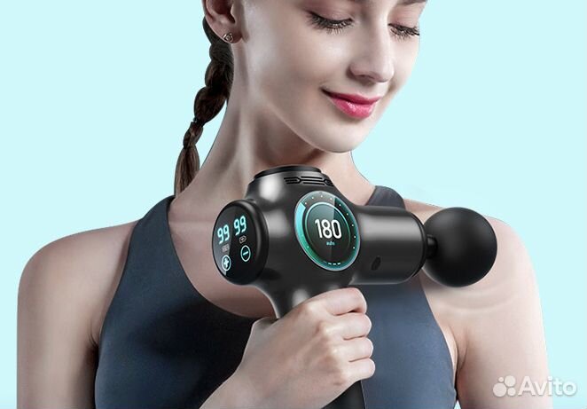 Перкуссионный массажер Konka (массажный пистолет)