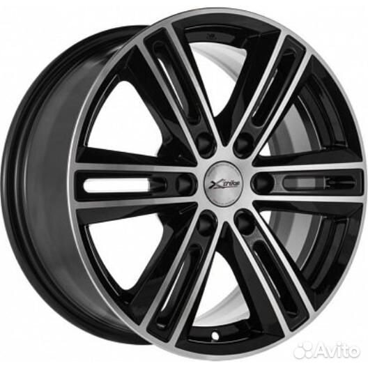 Диски X'trike X-124 7.5x17 6*114.3 ET30 DIA66.1 bkfp Литой