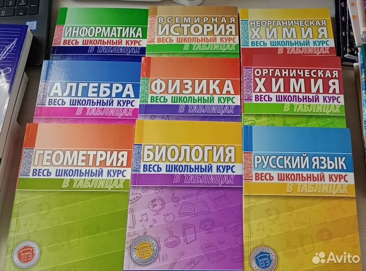 Школьные наглядные справочники 9 класса ОГЭ ЕГЭ