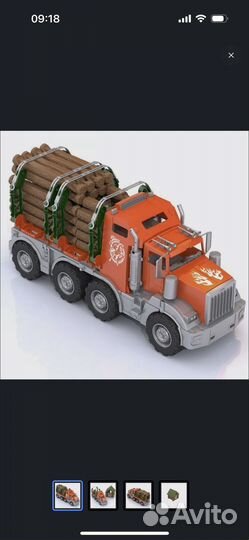 Аризона Лесовоз (с избушкой) 83 см, машинка