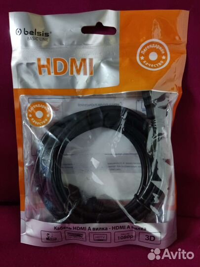 Новый hdmi кабель 2 метра