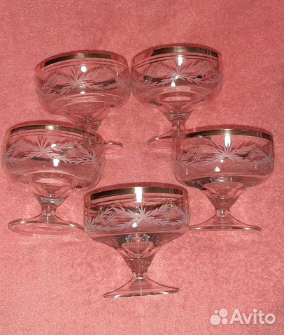 Креманки хрустальные. СССР. Винтаж