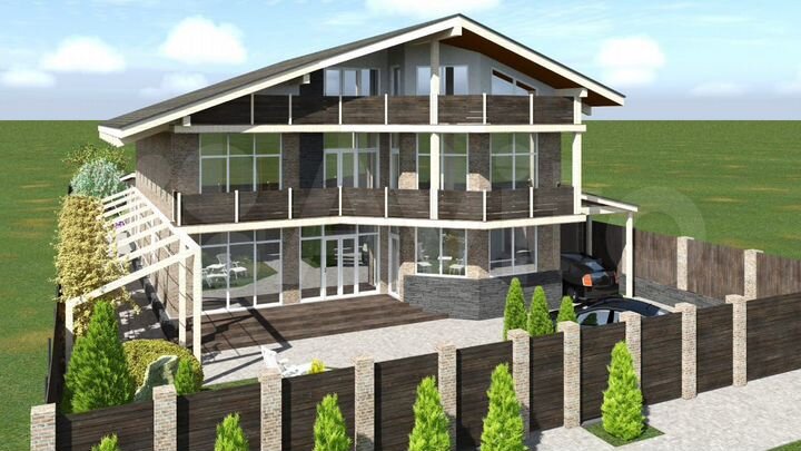 Дом 510 м² на участке 8,5 сот.