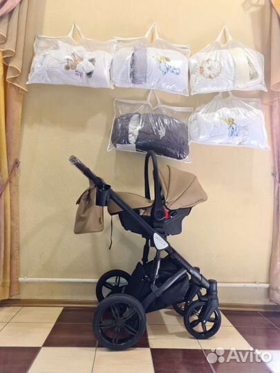 Коляска 3 в 1 Verdi Mocca новая